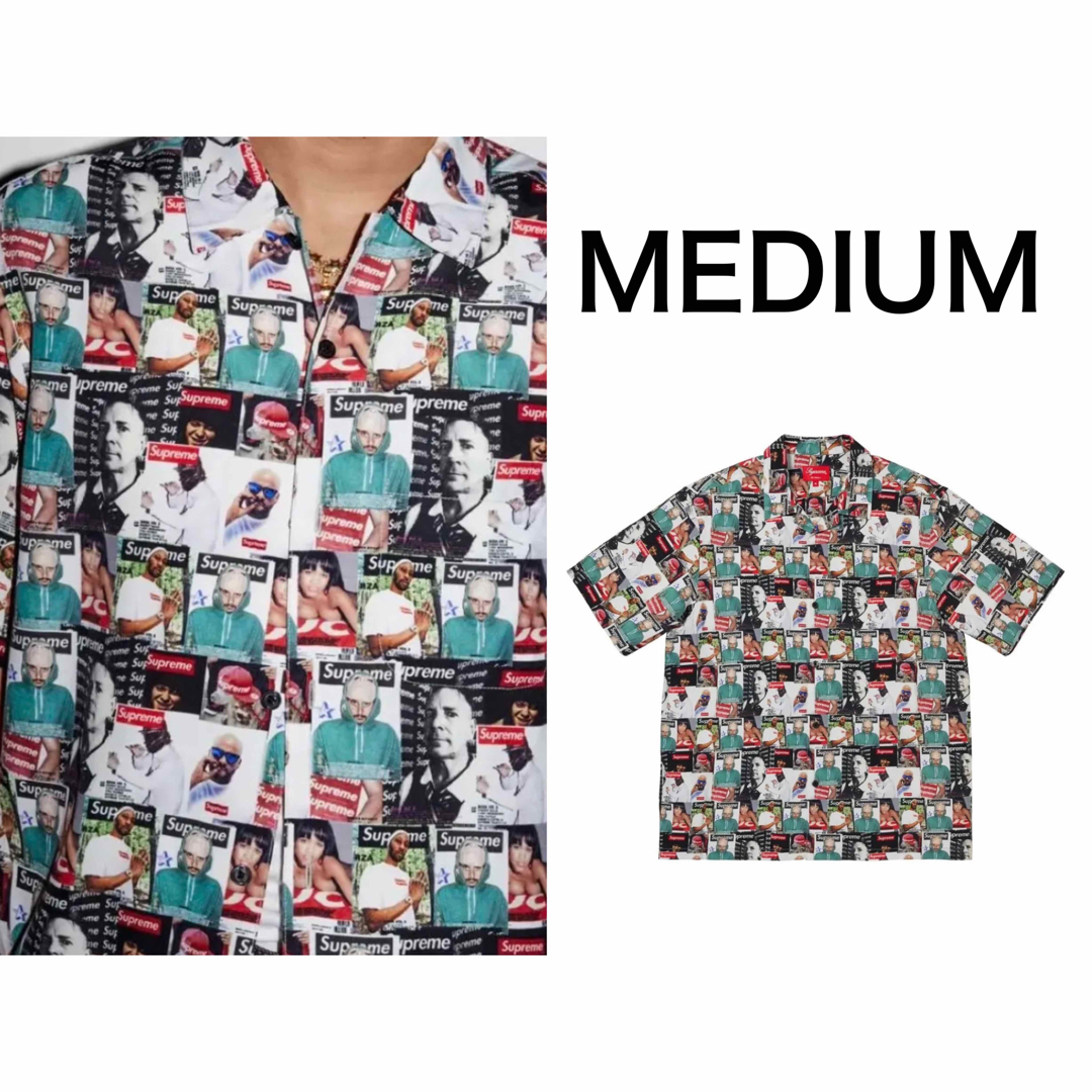 メンズSupreme Magazine S/S Shirt MULTI MEDIUM