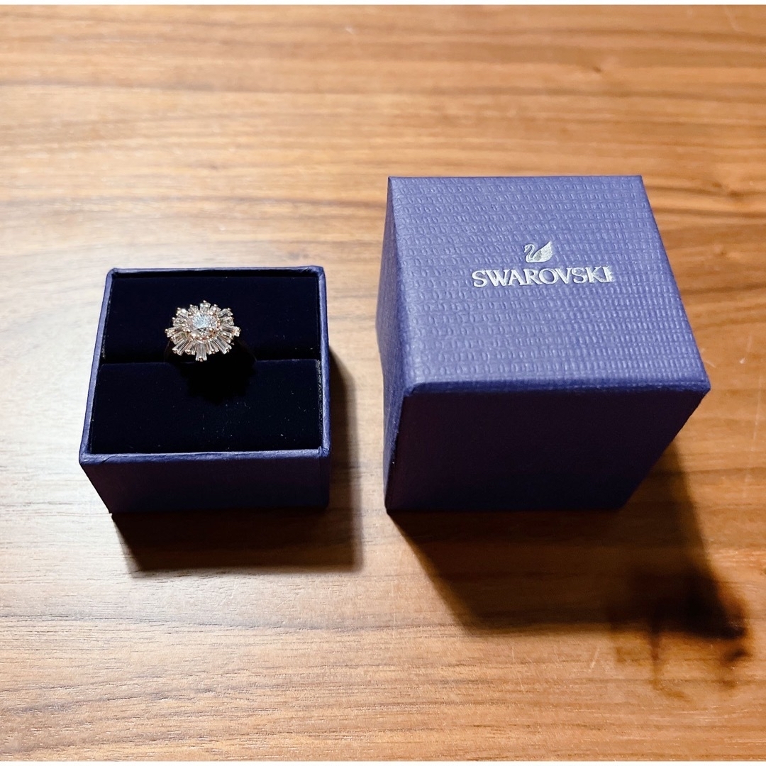 SWAROVSKI(スワロフスキー)のSWAROVSKI sunshine スワロフスキー　サンシャイン55  14号 レディースのアクセサリー(リング(指輪))の商品写真