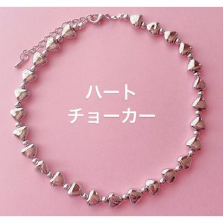 シルバーハート💜チョーカーネックレス(ネックレス)