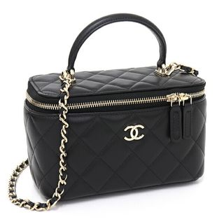 CHANEL - シャネル バッグ 丸型バニティ ココマーク ピンク パテント