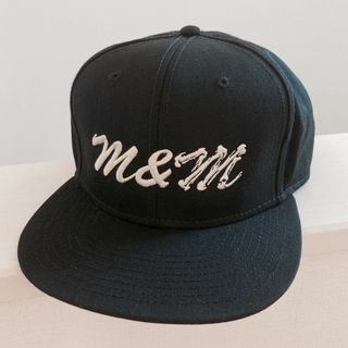 新品未使用 M＆M CAP BLACK エムアンドエム