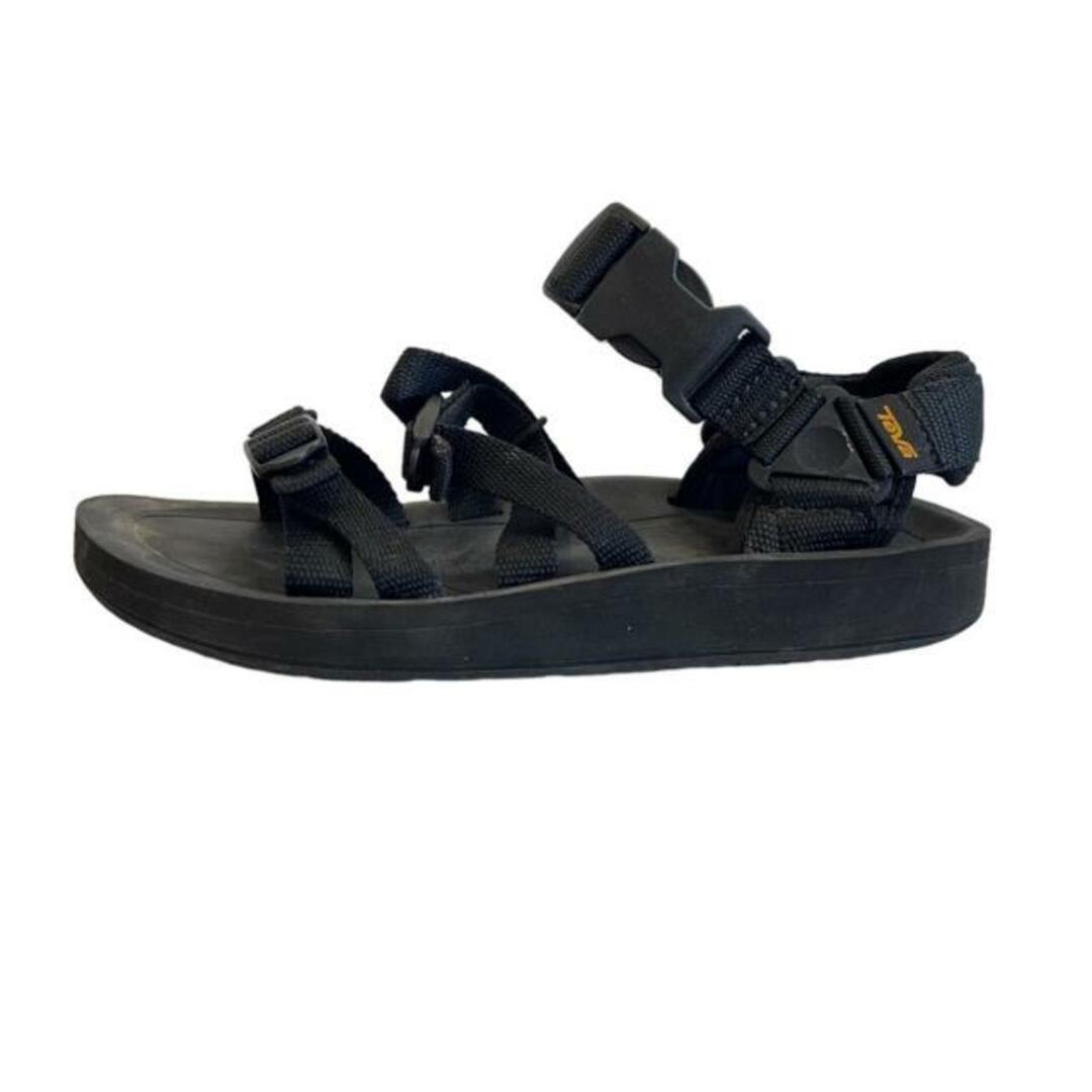 Teva(テバ) サンダル JAPAN25.0 メンズ 黒