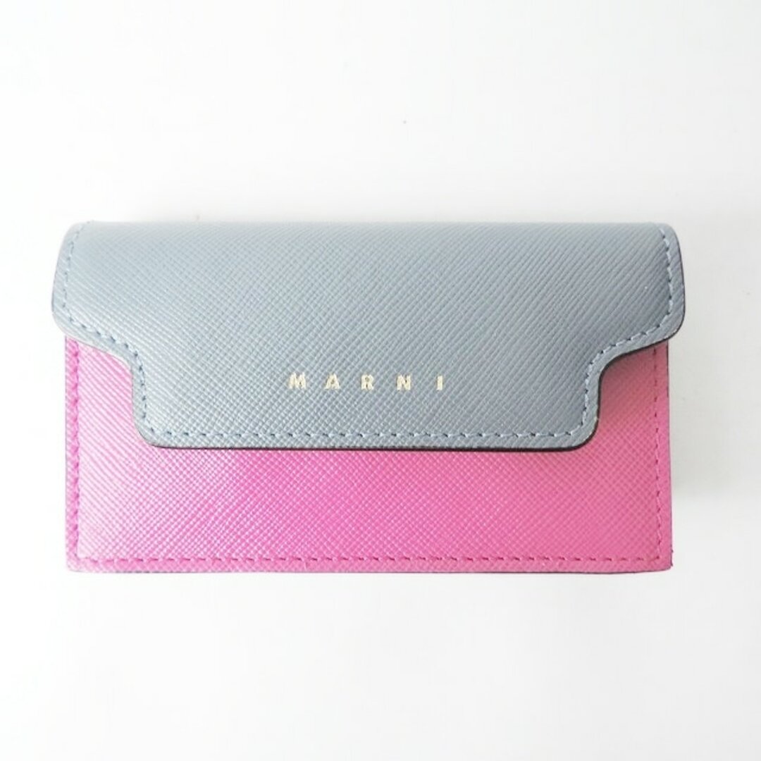 MARNI(マルニ) 名刺入れ美品 - レザー - 名刺入れ/定期入れ