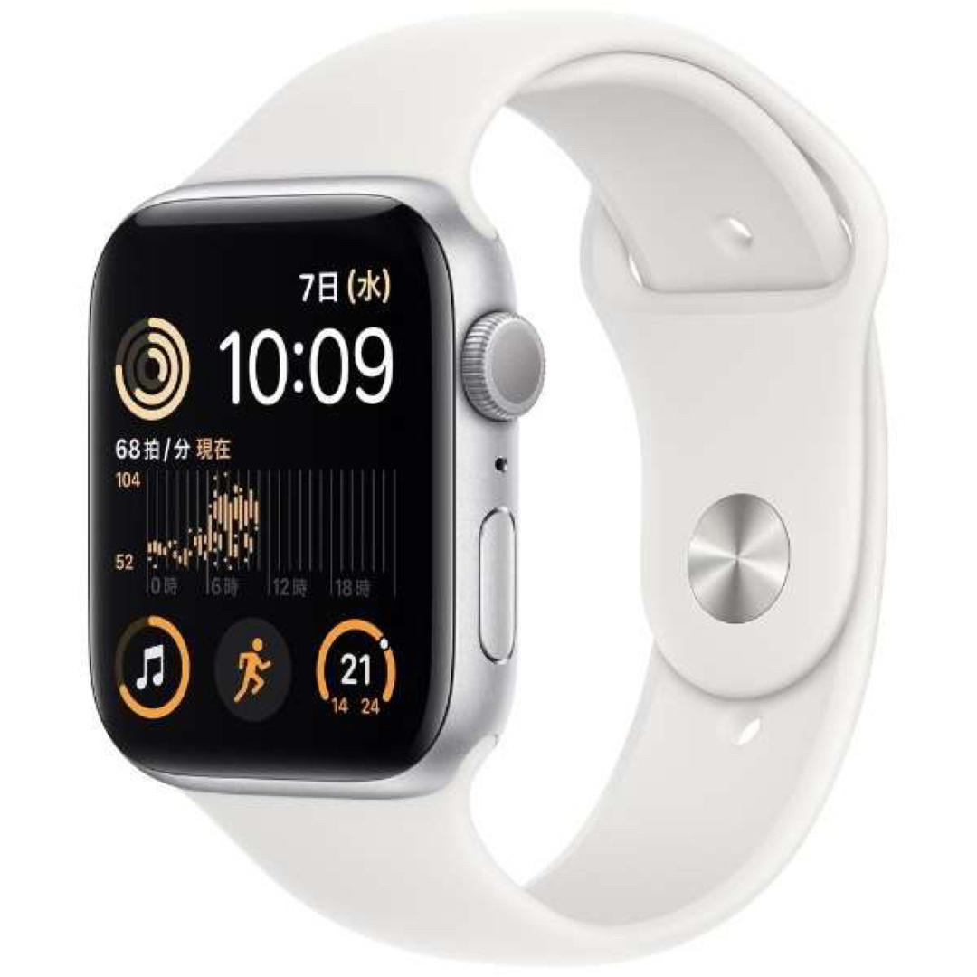 Apple Watch(アップルウォッチ)の早い者勝ち♪Apple watch SE 2 第二世代 44mm シルバー メンズの時計(腕時計(デジタル))の商品写真