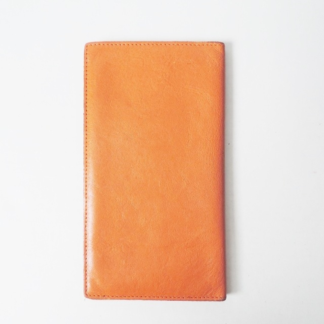 IL BISONTE(イルビゾンテ)のイルビゾンテ 札入れ - オレンジ レザー レディースのファッション小物(財布)の商品写真