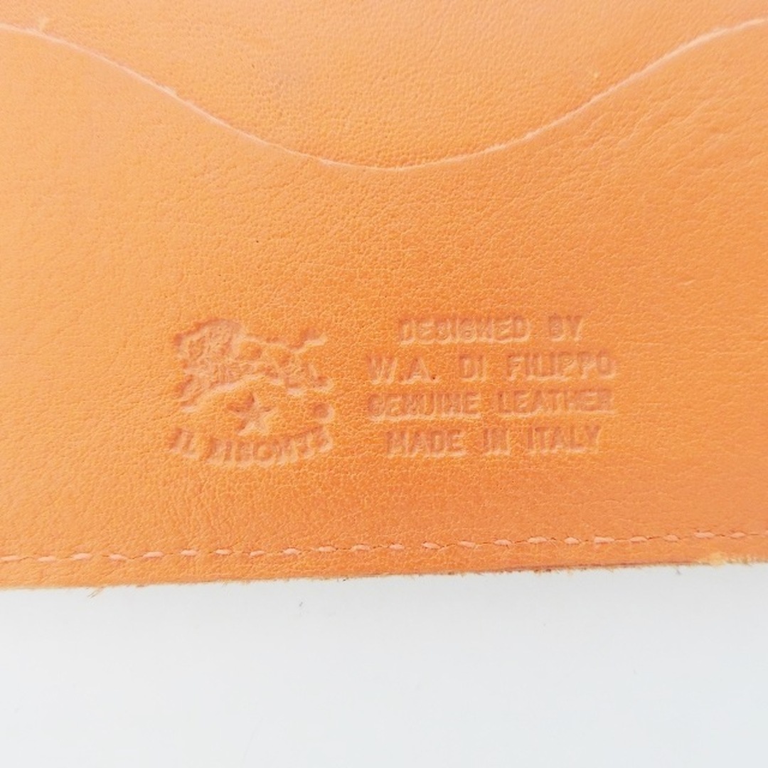 IL BISONTE(イルビゾンテ)のイルビゾンテ 札入れ - オレンジ レザー レディースのファッション小物(財布)の商品写真