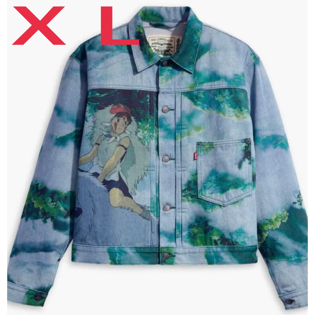 LEVI'S X PRINCESS MONONOKE トラッカージャケット XL39sのLEVI