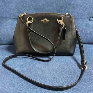 コーチ(COACH)のcoach 黒　ショルダーバッグ(ショルダーバッグ)