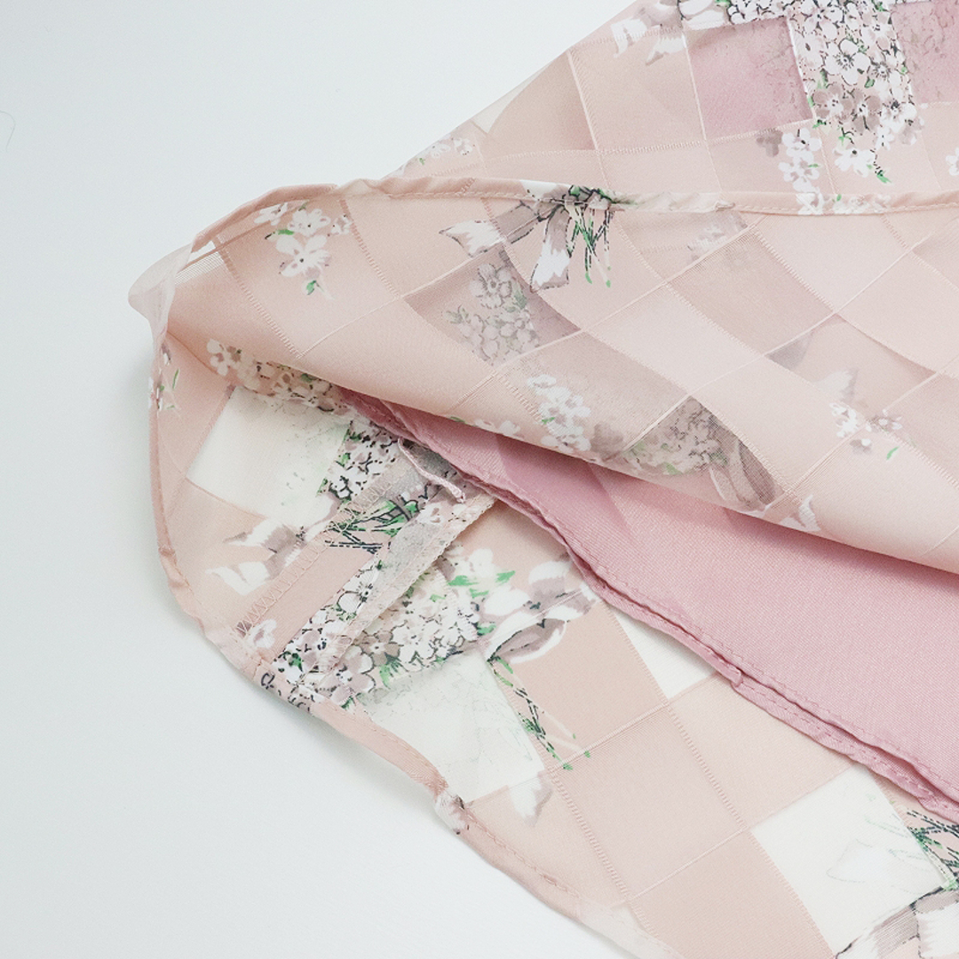 美品 2023SS 定価4.7万 M´S GRACY エムズグレイシー ブロック柄 美品 2023SS 定価4.7万 M´S GRACY エムズグレイシー ブロック柄