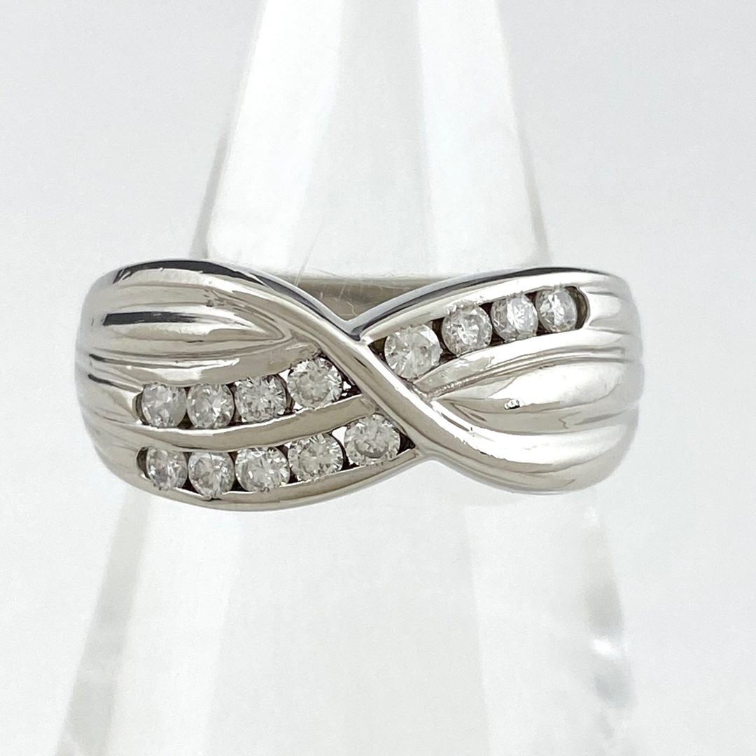 メレダイヤ デザインリング 11.5号 Pt900 - リング(指輪)