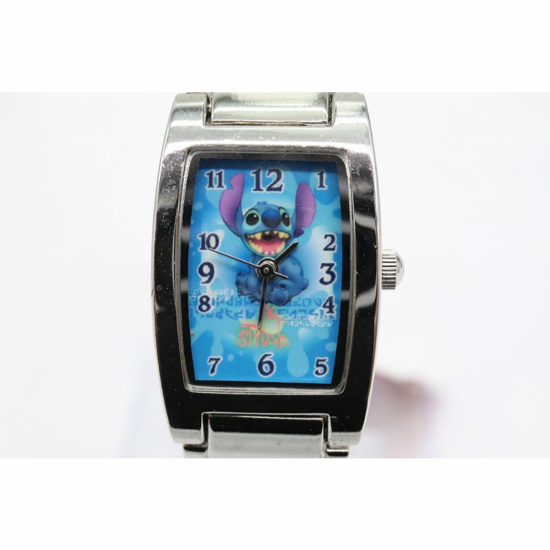 Disney(ディズニー)の【W71-40】動作品 電池交換済 DISNEY ディズニー スティッチ 腕時計 レディースのファッション小物(腕時計)の商品写真