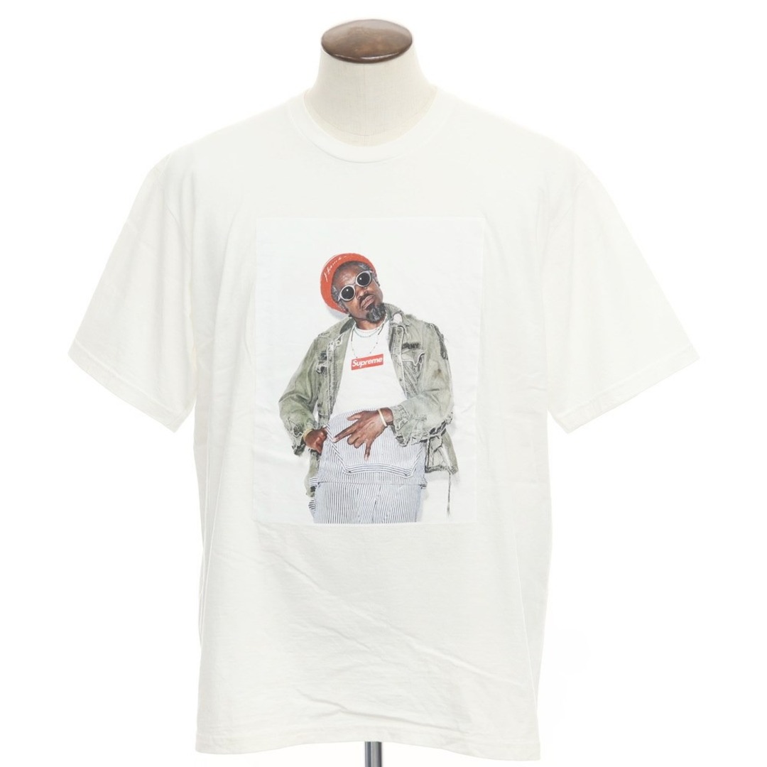 シュプリーム Supreme 2022年秋冬 Andre 3000 Tee プリント 半袖Ｔシャツ ホワイト【サイズXL】【メンズ】