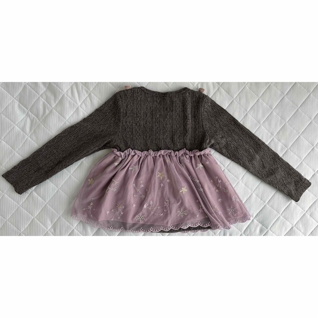 ☆トップス  チュール☆  女の子　110 キッズ/ベビー/マタニティのキッズ服女の子用(90cm~)(Tシャツ/カットソー)の商品写真