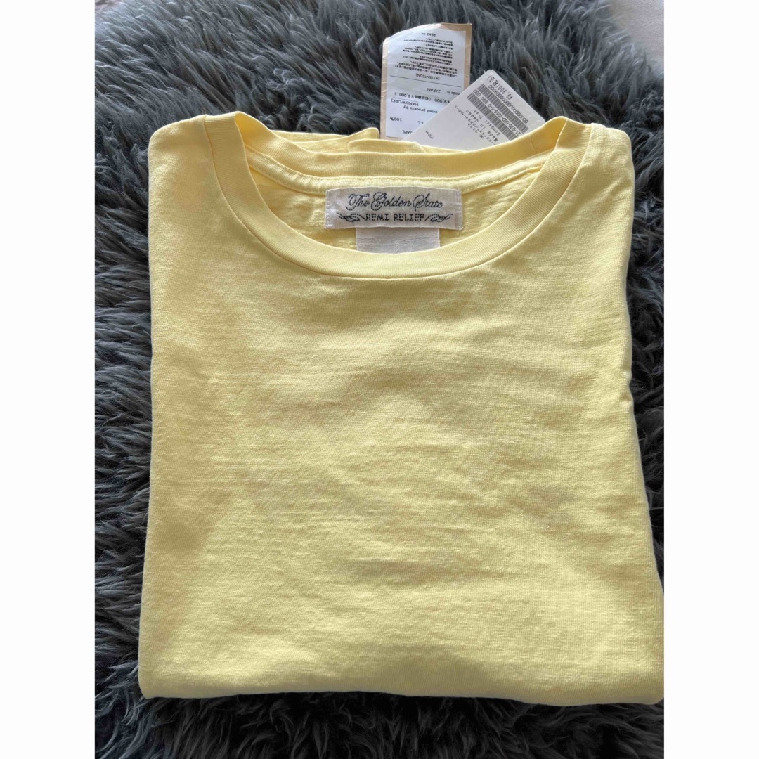 新品 アパルトモン REMI RELIEF compact Tシャツ イエロー