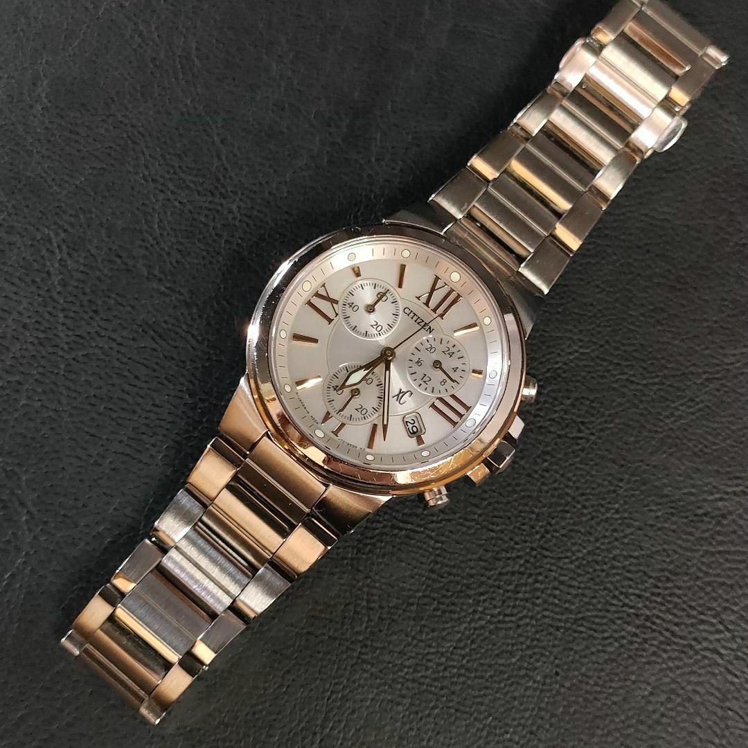 希少 美品【稼働品】CITIZEN シチズンXC H504 ホワイト レディース-