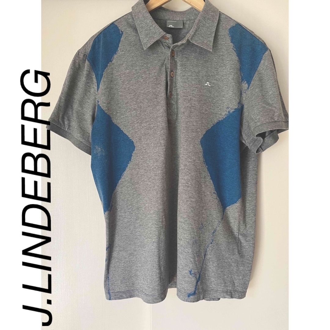 J.LINDEBERG ジェイリンドバーグ ゴルフウェア ポロシャツ Lサイズ