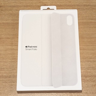 アップル(Apple)のiPad mini 第6世代用 Smart Folio ホワイト 純正ケース(iPadケース)
