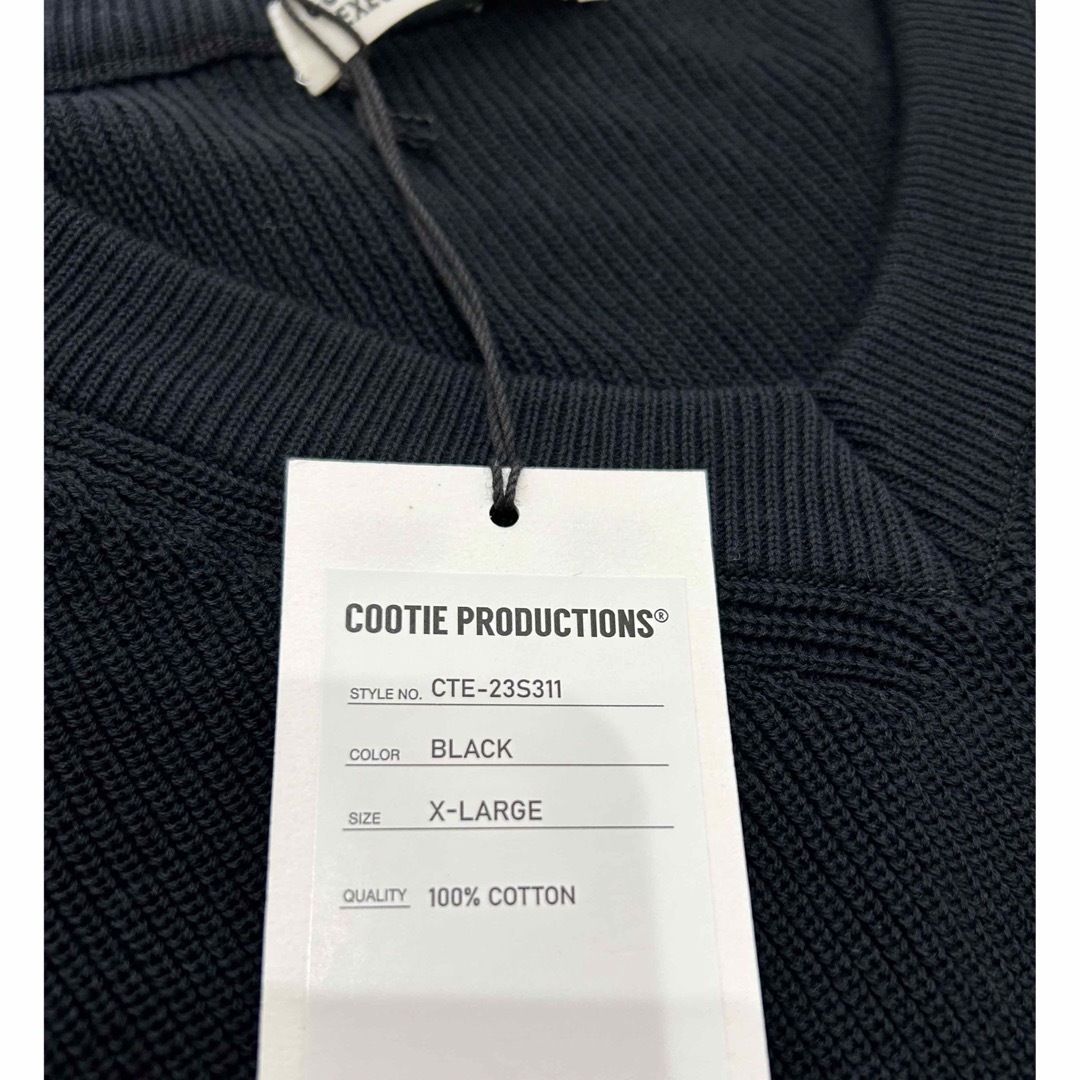 COOTIE(クーティー)の23ss COOTIE PRODUCTIONS ニットベスト　クーティー　黒 メンズのトップス(ニット/セーター)の商品写真