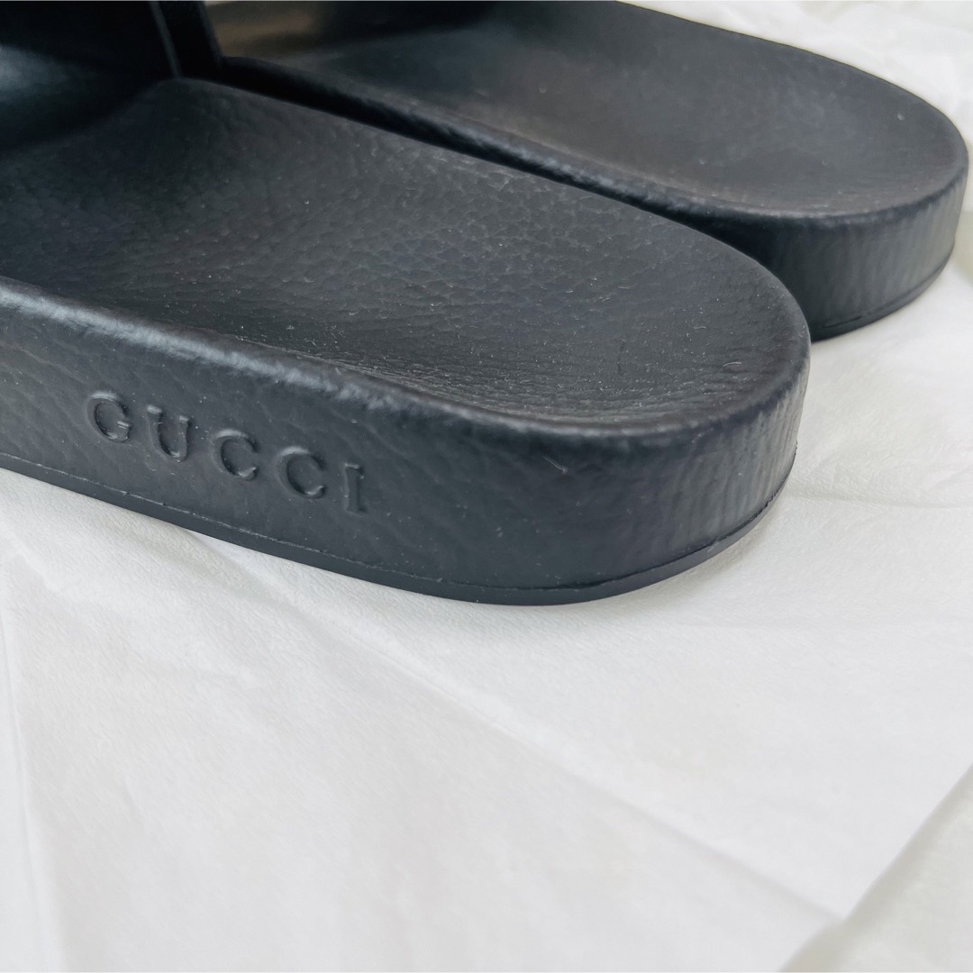 新品同様】GUCCI グッチ サンダル ラバーサンダル トリコロール-