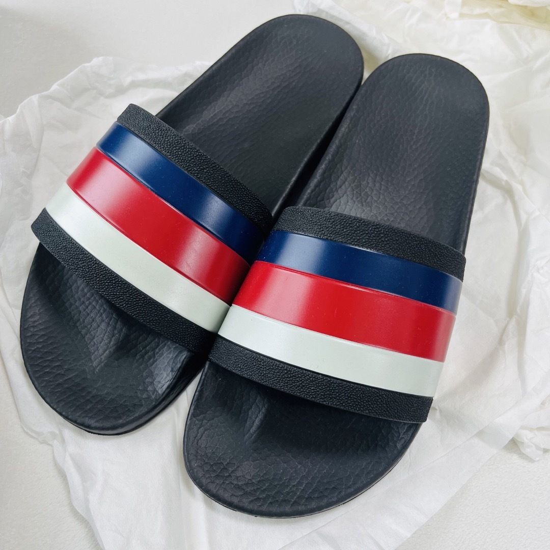 Gucci - 【新品同様】GUCCI グッチ サンダル ラバーサンダル