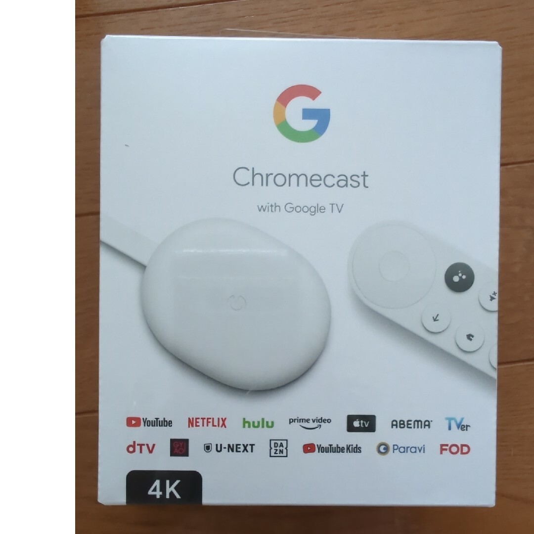 Google Chromecast TV 4k ラクマパック