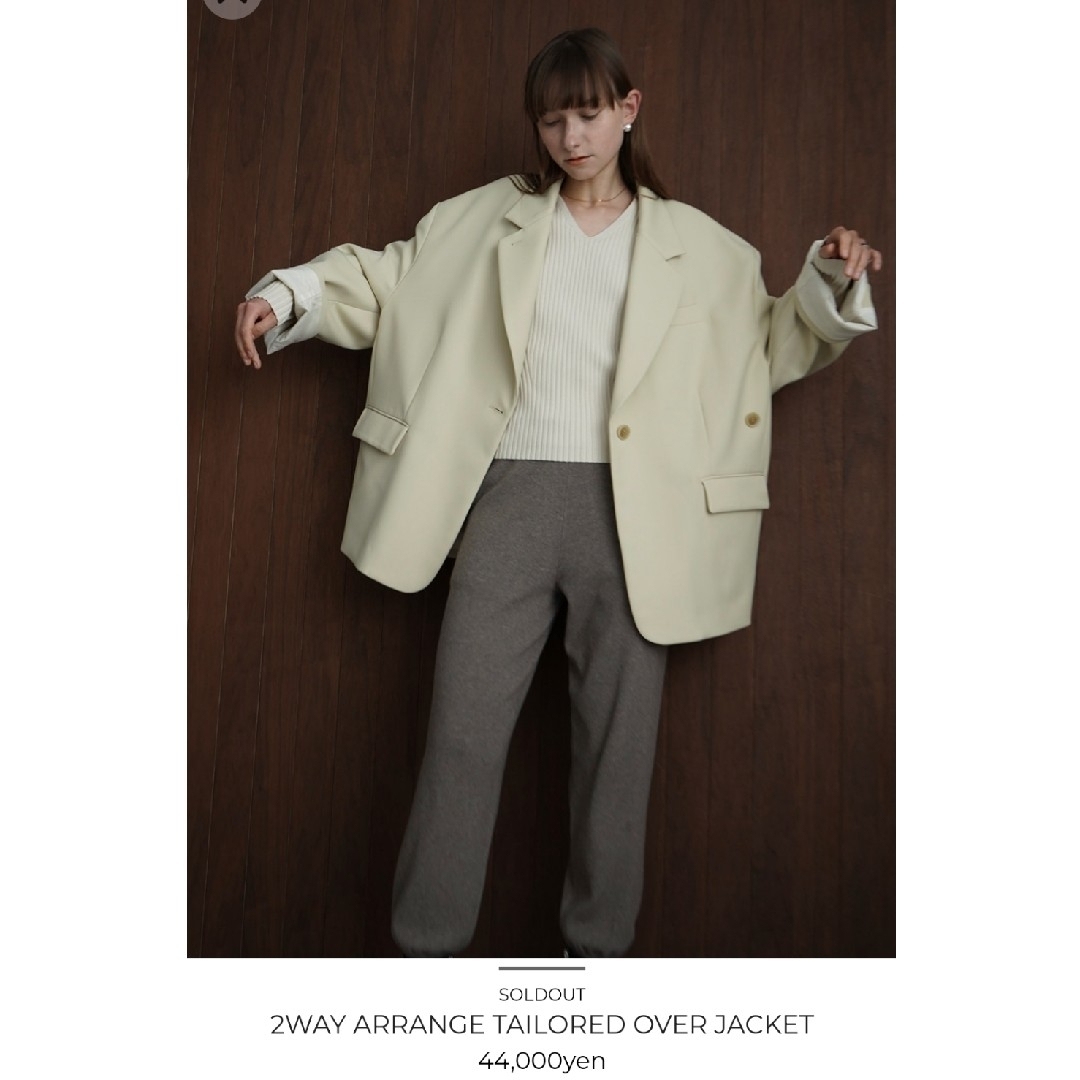 CLANE★2WAY ARRANGE TAILORED OVER JACKET