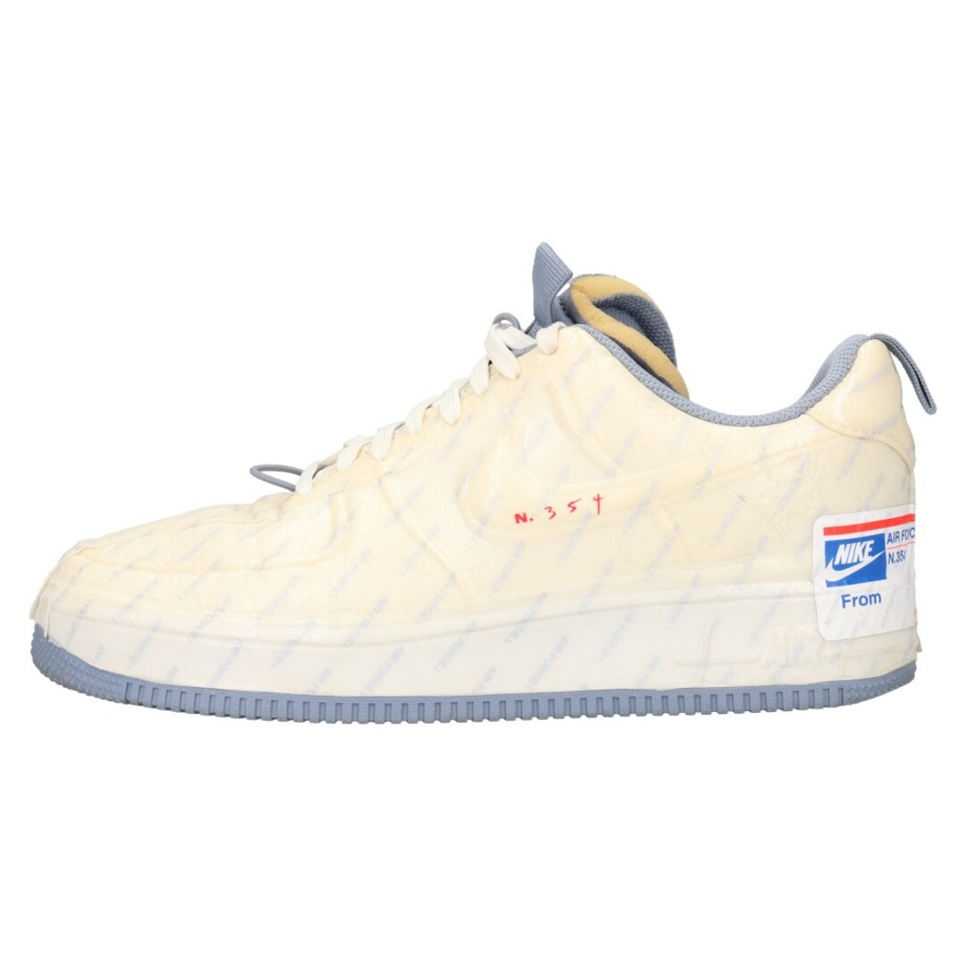 NIKE ナイキ AIR FORCE 1 EXPERIMENTAL POSTAL GHOST エアフォース エクスペリメンタル ポスタル ゴーストローカットスニーカー ホワイト US9.5/27.5cm CZ1528‐100