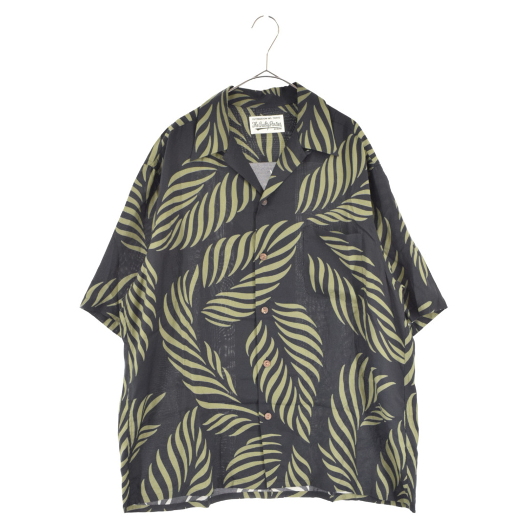 WACKO MARIA ワコマリア 23SS HAWAIIAN S/S SHIRTS ハワイアン 開襟半袖シャツ オープンカラーシャツ ブラック/グリーン