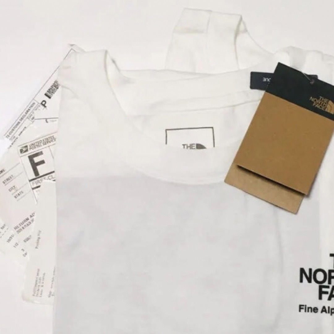 海外限定 ノースフェイス XL モダンレッジ Tシャツ ホワイト
