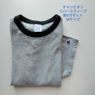 チャンピオン(Champion)のチャンピオン★リバースウィーブ★前VガゼットTシャツ★USED★M(Tシャツ/カットソー(半袖/袖なし))