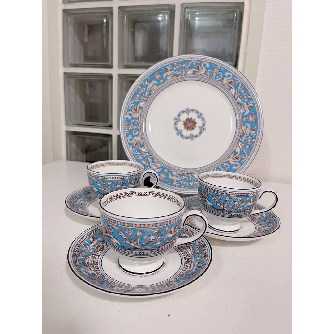 希少SET♡】WEDGWOOD フロンティーン ティーカップ＆ソーサー お皿-