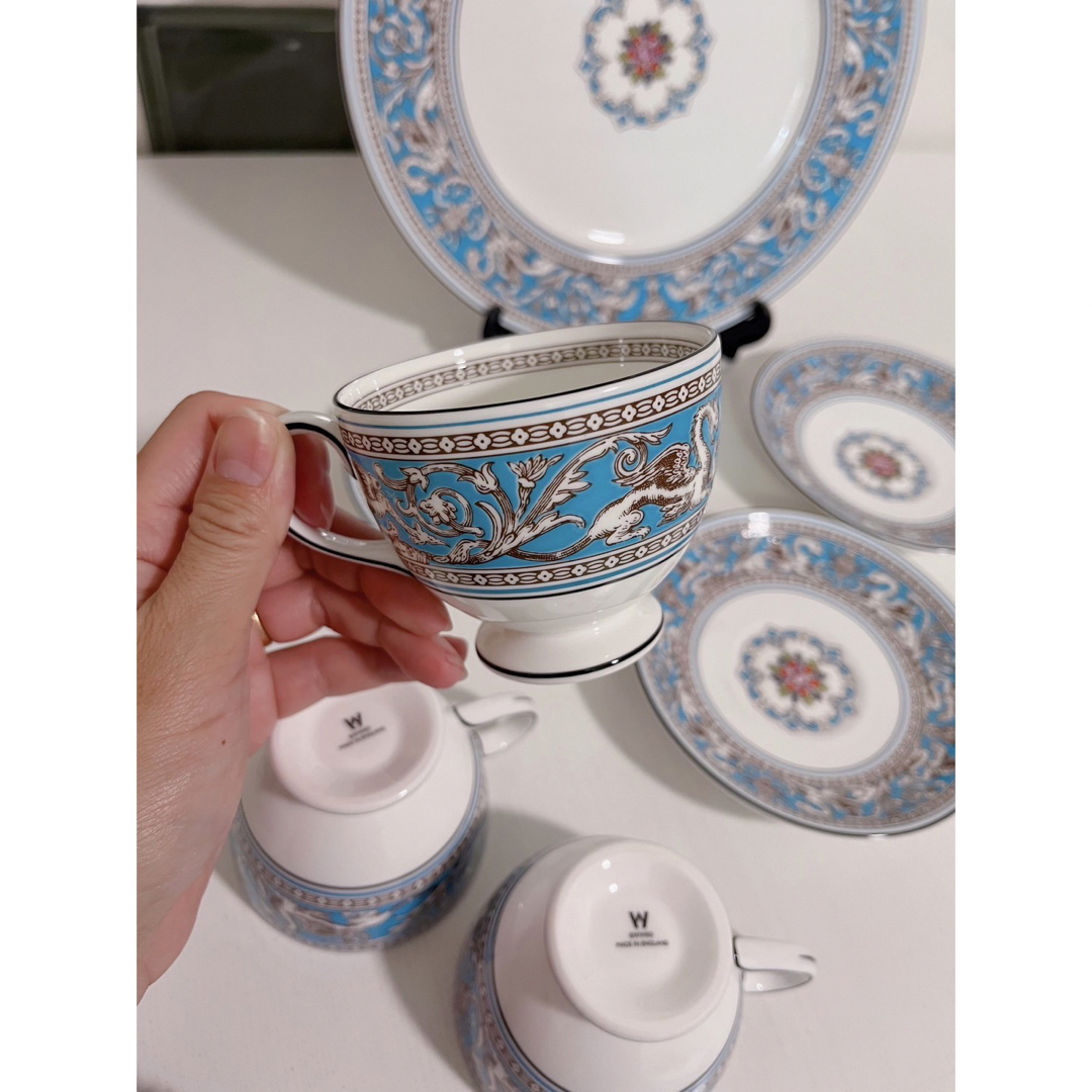 希少SET♡】WEDGWOOD フロンティーン ティーカップ&ソーサー お皿-