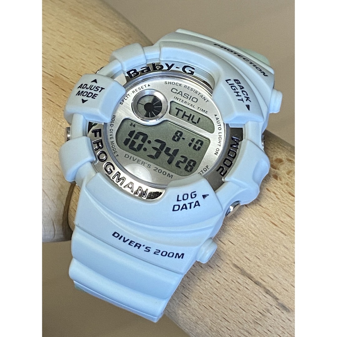 Baby-G - baby-G/G-SHOCK/フロッグマン/BGW-100/白/ビンテージ/箱付の