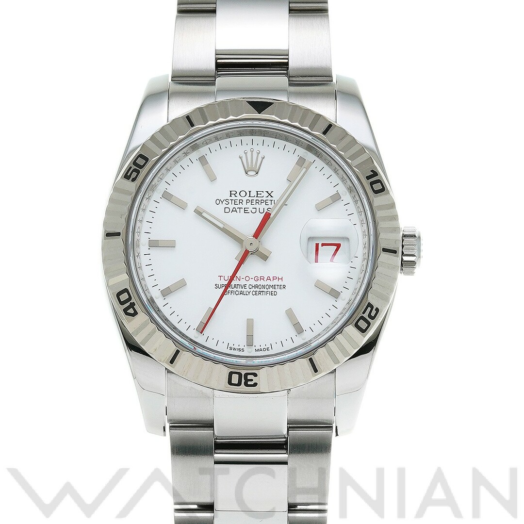 中古 ロレックス ROLEX 116264 M番(2008年頃製造) ホワイト メンズ 腕時計