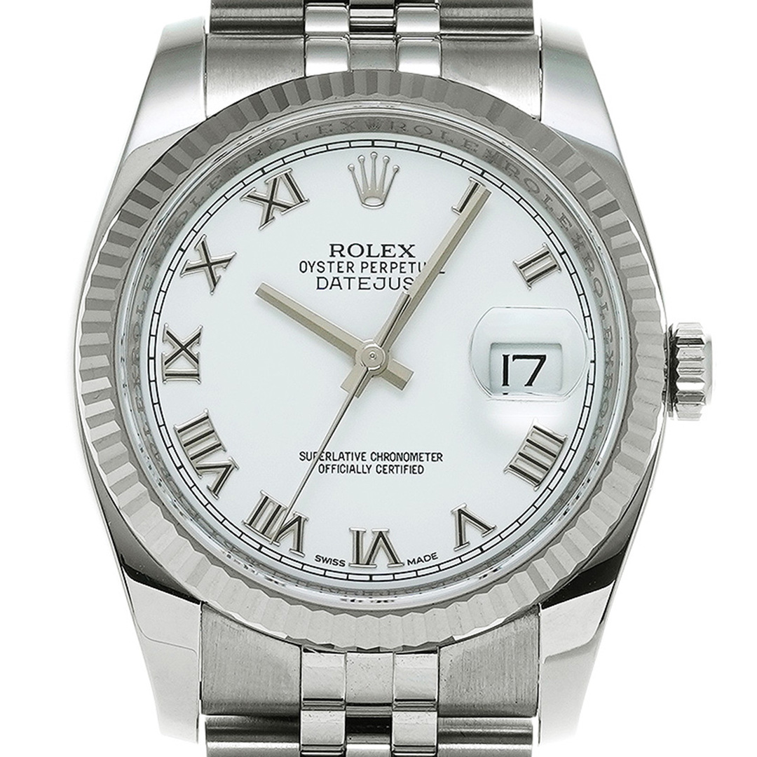 ロレックス ROLEX 116234 ランダムシリアル ホワイト メンズ 腕時計