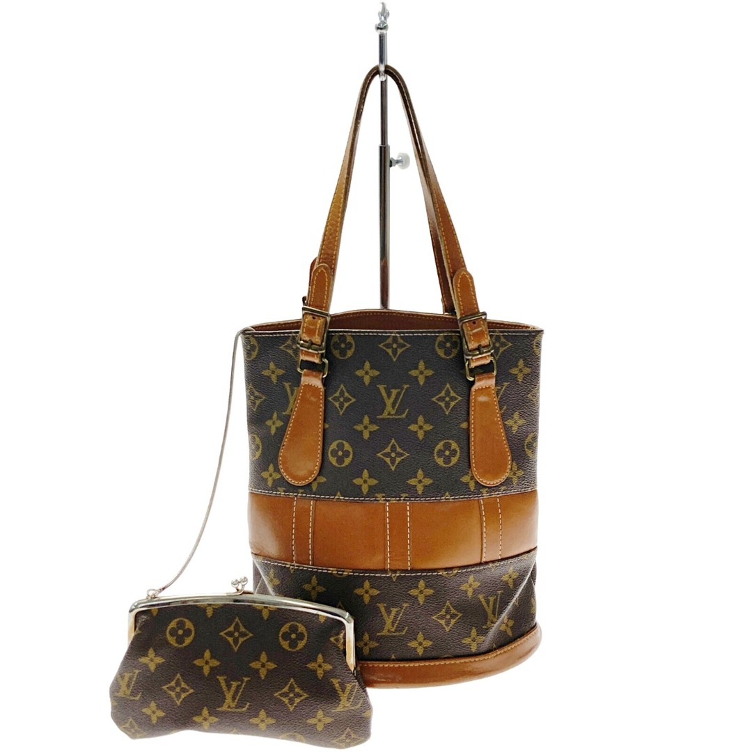 ☆☆LOUIS VUITTON ルイヴィトン バケットPM ショルダーバッグ T42238 モノグラム USA限定 レディース ポーチ付