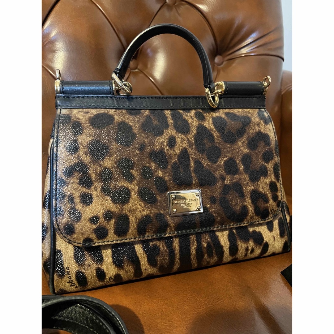 DOLCE&GABBANA   DOLCE & GABBANA レオパード2WAYバッグの通販 by