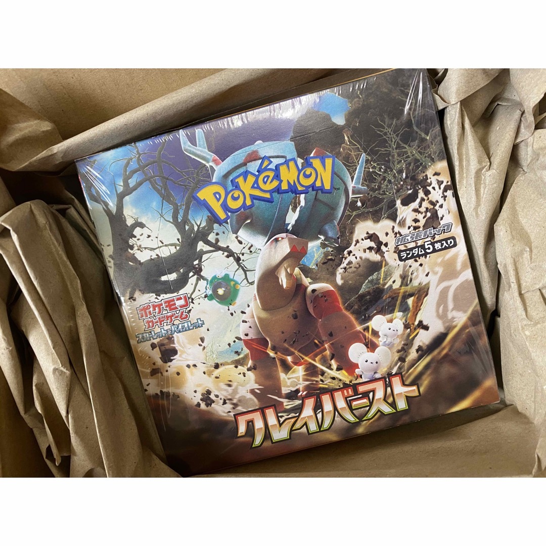 ポケモンカード クレイバースト 1box シュリンク付 - Box/デッキ/パック