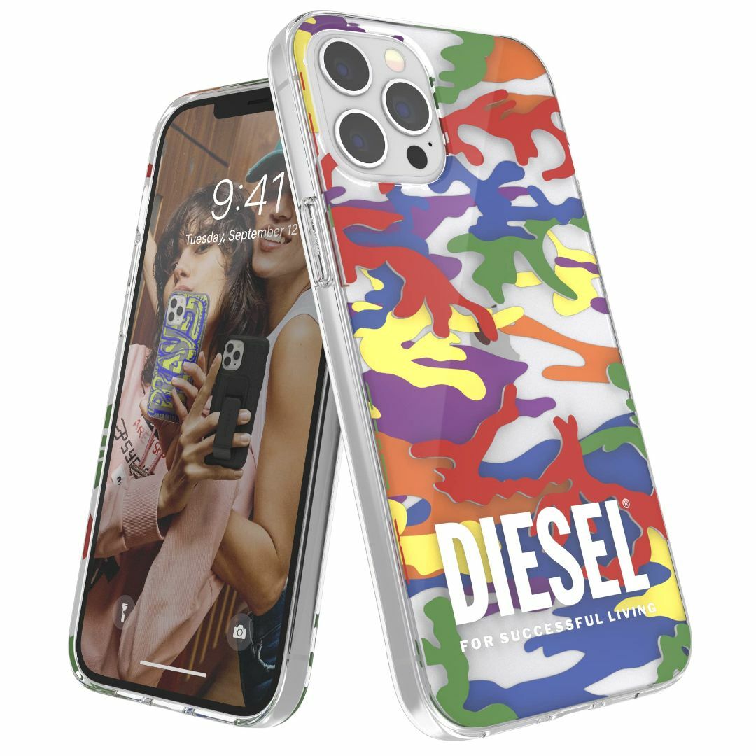 DIESEL iPhone12 ケース / iPhone12pro ケース クリ