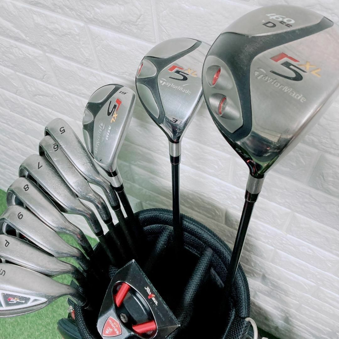 【良品】taylormade テーラーメイド メンズゴルフセット 11本 初心者