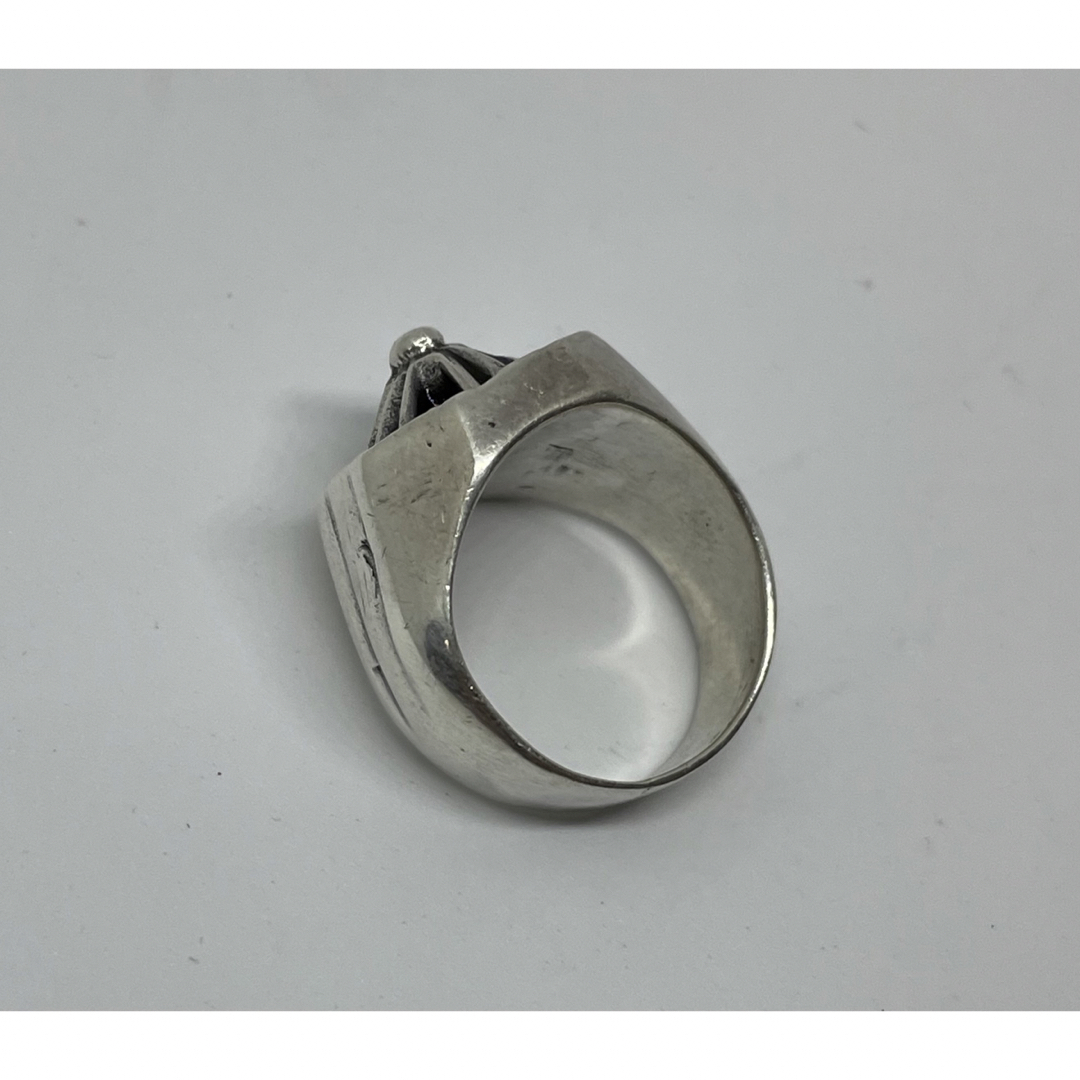 YQsdめ9G印台クロスシグネット　メンズギフト銀指輪silver925シルバー メンズのアクセサリー(リング(指輪))の商品写真