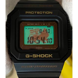 ジーショック(G-SHOCK)のG-SHOCK/スクエア/G-5500R/ソーラー/レゲエ/ビンテージ/ラスタ(腕時計(デジタル))