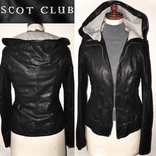 スコットクラブ(SCOT CLUB)のSCOT CLUB送料込スコットクラブ定価4〜5万円程 羊革ラムレザージャケット(ライダースジャケット)