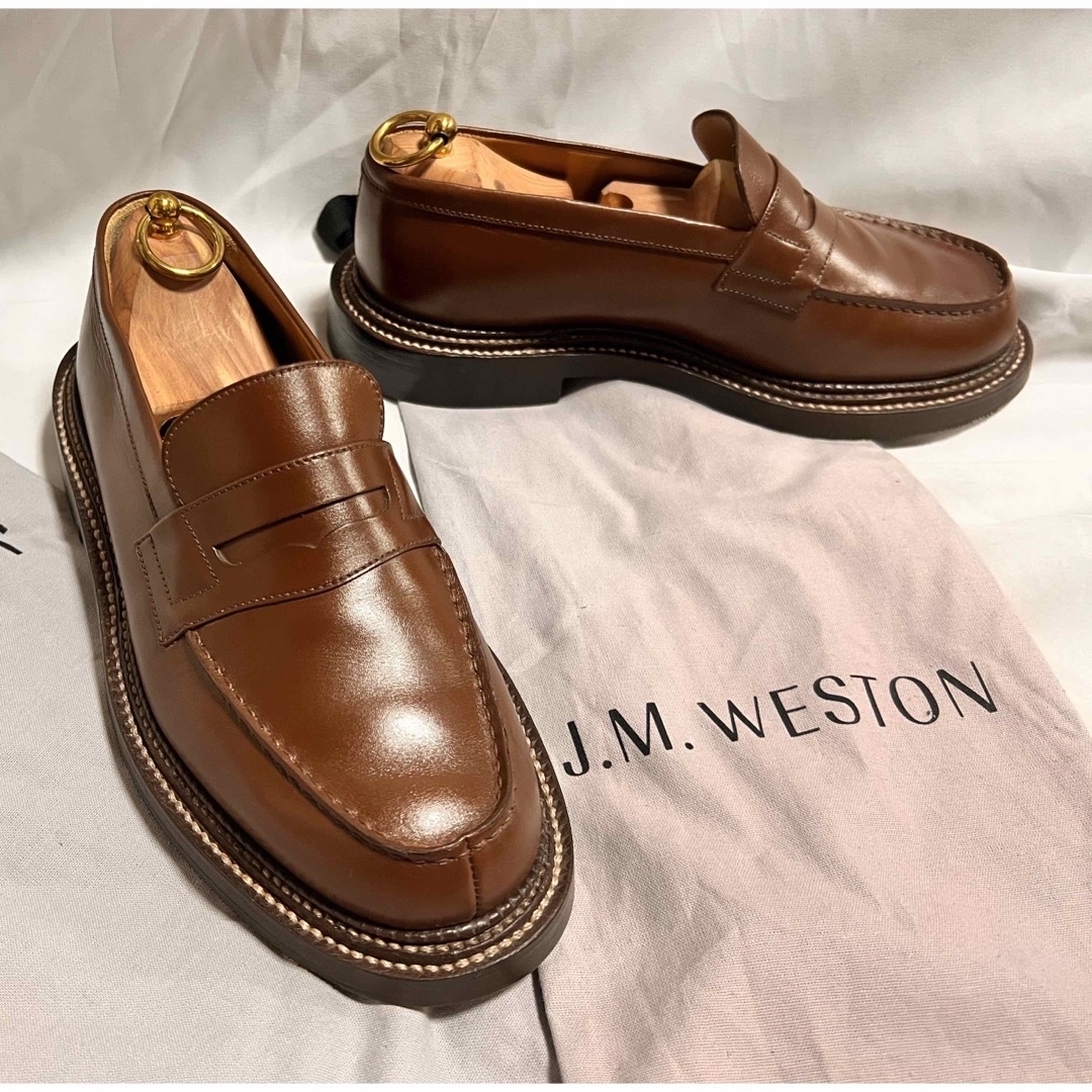 希少【美品】J.M. ウエストン 385 トリプルソールローファー tic