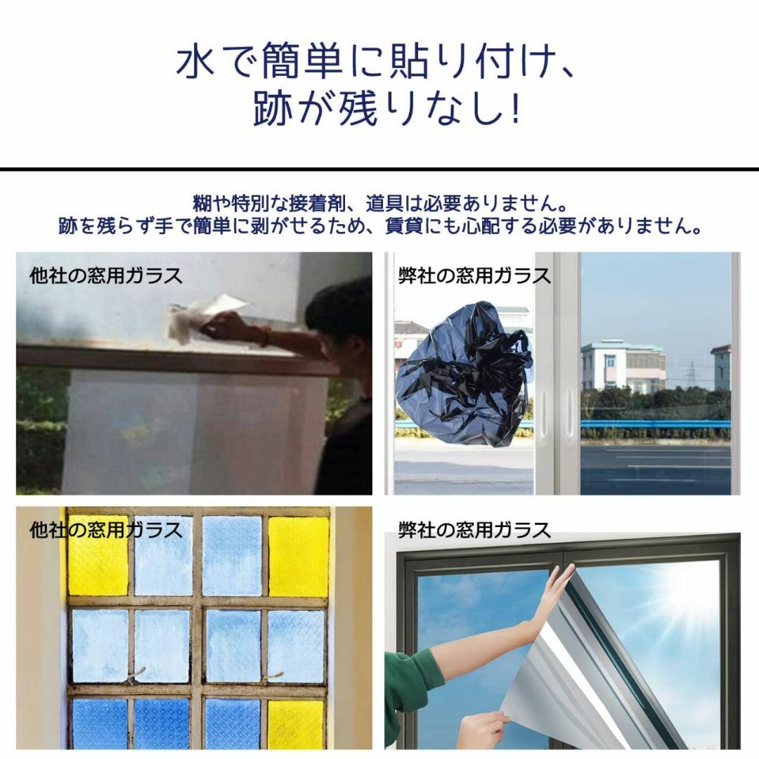 透明な断熱シート 窓用フィルム 防UV効果 1