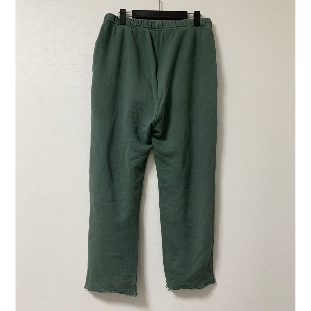 LES TIEN レスティエン グリーンカラー ウエスト紐 スウェットパンツ