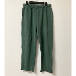 LES TIEN レスティエン グリーンカラー ウエスト紐 スウェットパンツ