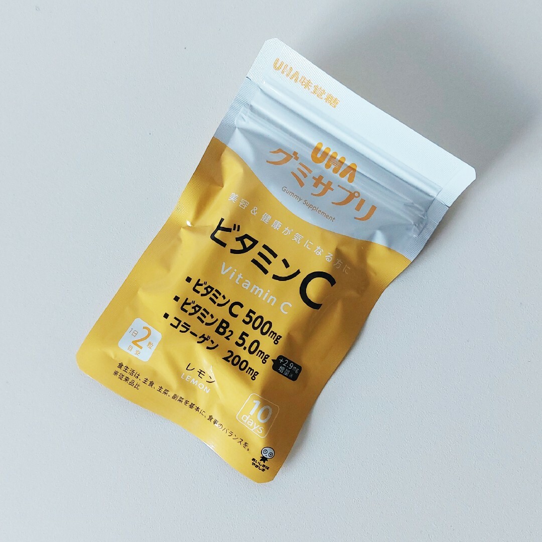 UHA味覚糖(ユーハミカクトウ)のUHAグミサプリ ビタミンC 40日分お試し UHA味覚糖 20粒×4袋 新品 食品/飲料/酒の健康食品(ビタミン)の商品写真