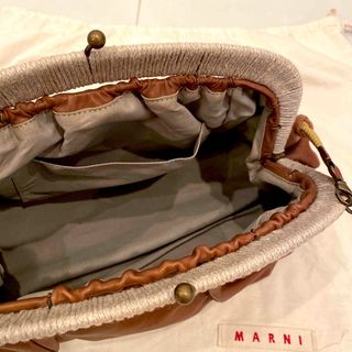 Marni - MARNI マルニ 超美品 がま口バッグ クラッチバッグの通販 ...