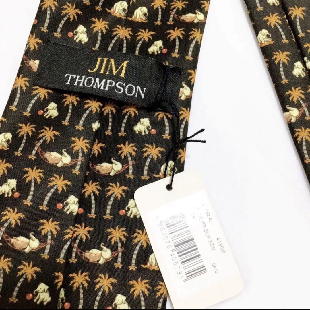 Jim Thompson(ジムトンプソン)の【新品】JIM THOMPSON タイシルクネクタイ ゾウ メンズのファッション小物(ネクタイ)の商品写真